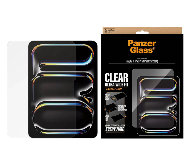 PanzerGlass Ultra-Wide Fit w. Instl. Tool do iPad 11" 2024 / 2025 - 1538885 - zdjęcie